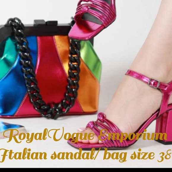 Italian sandal/bag - Picture 1 of 2